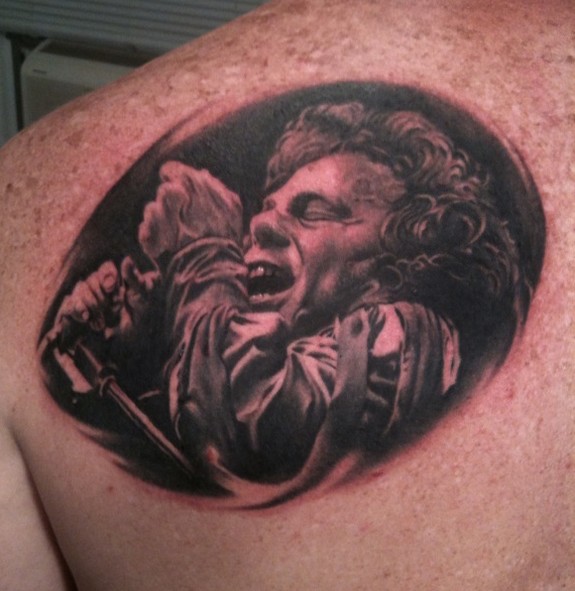 Ronnie James Dio by Bob Tyrrell Tattoos